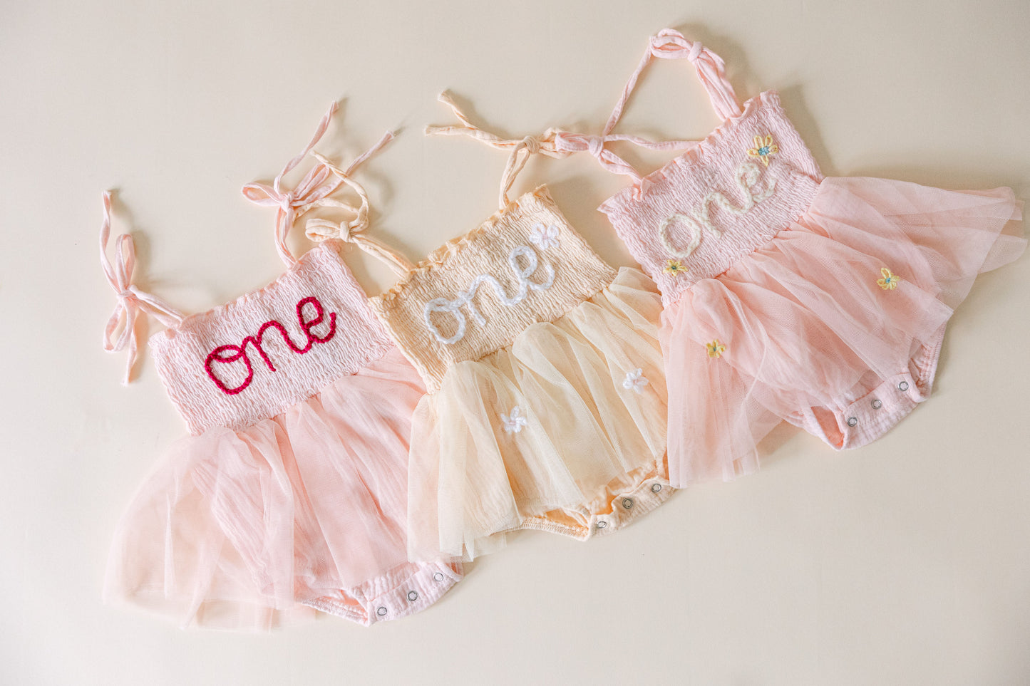 Custom Embroidered Tutu One Piece