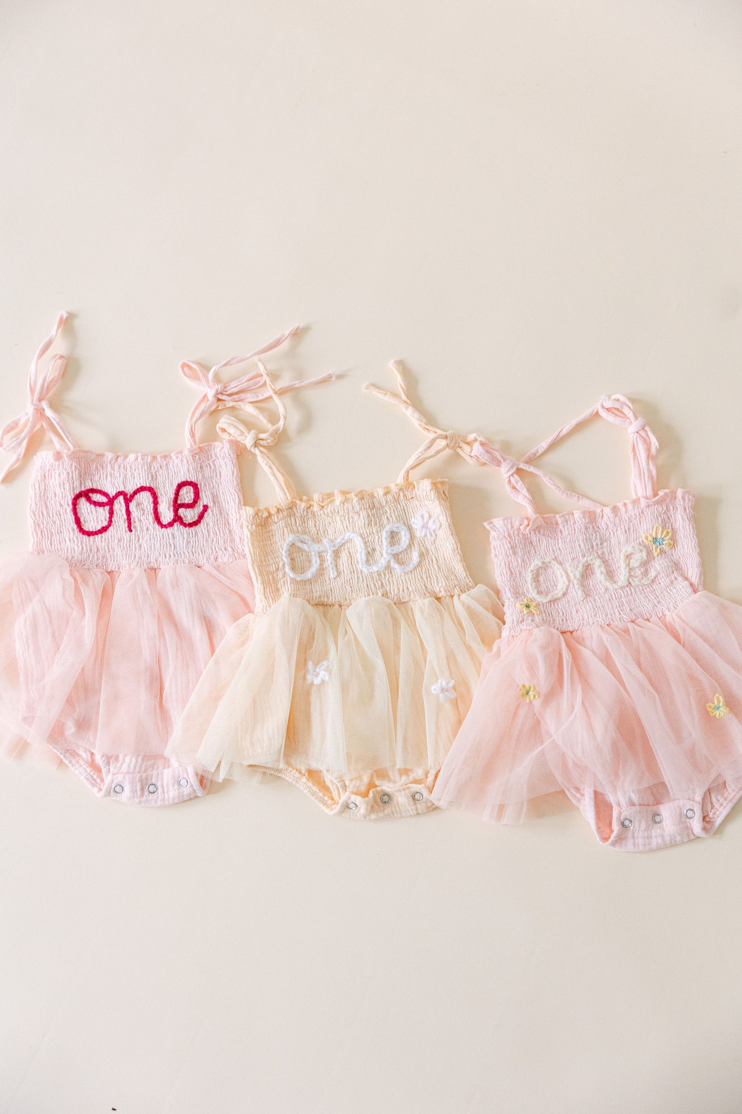 Custom Embroidered Tutu One Piece