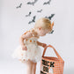 Custom Embroidered Pumpkin Muslin Bubble Tutu One Piece