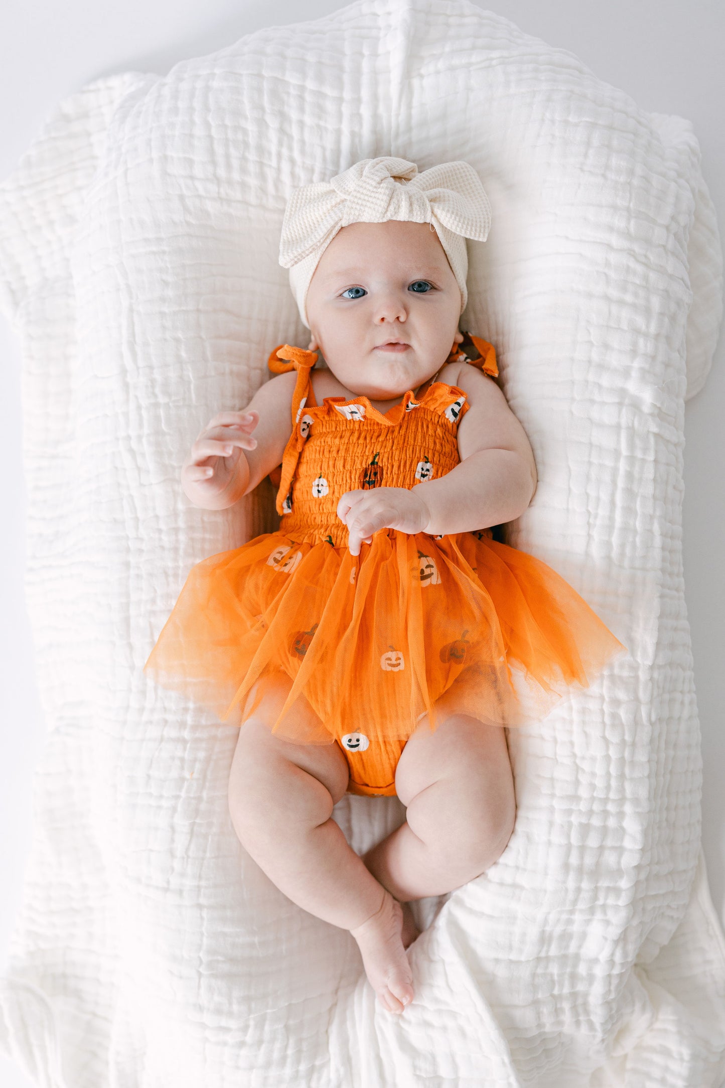 Pumpkin Muslin Bubble Tutu One Piece