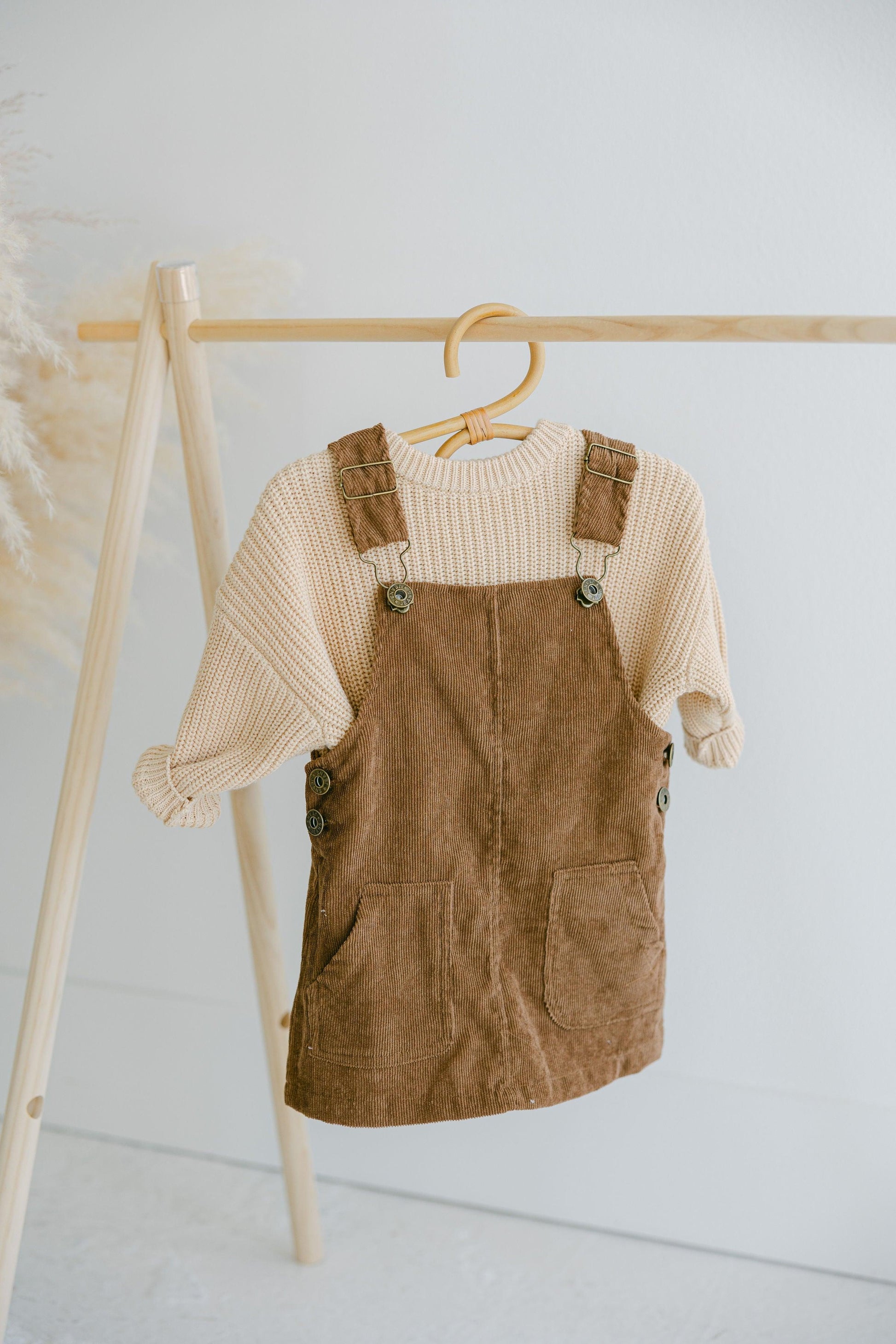 Corduroy Overall Dress - BellaBerryDesigns