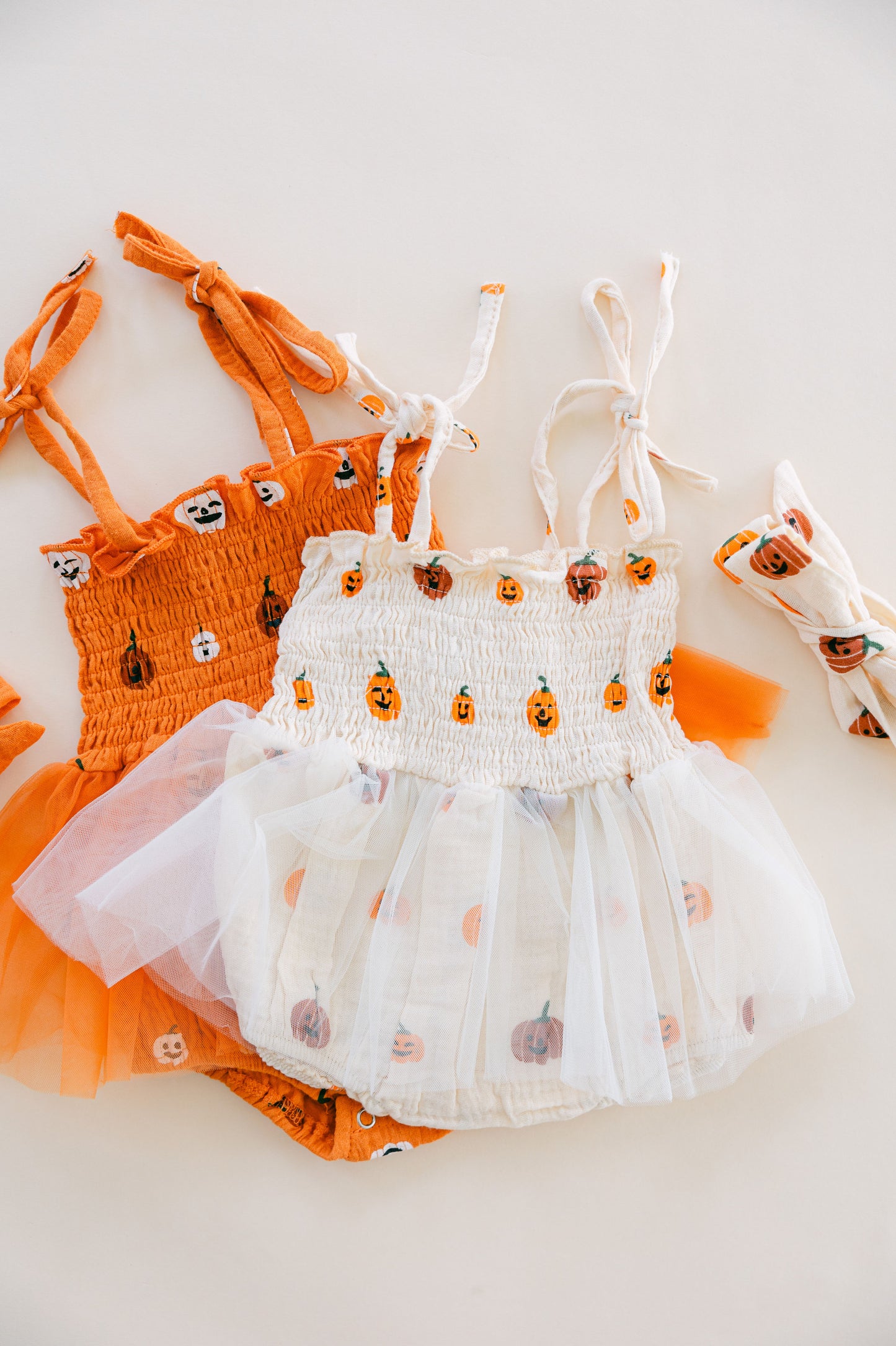 Pumpkin Muslin Bubble Tutu One Piece