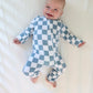 Organic Cotton Checkered Romper