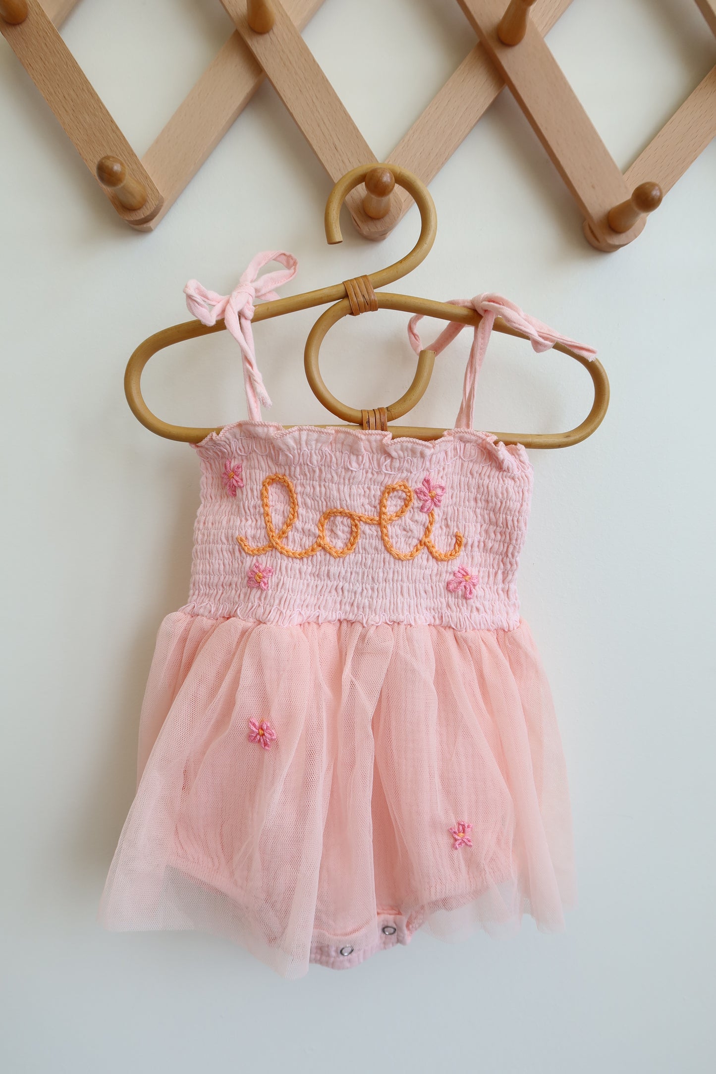 Custom Embroidered Tutu One Piece