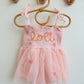 Custom Embroidered Tutu One Piece