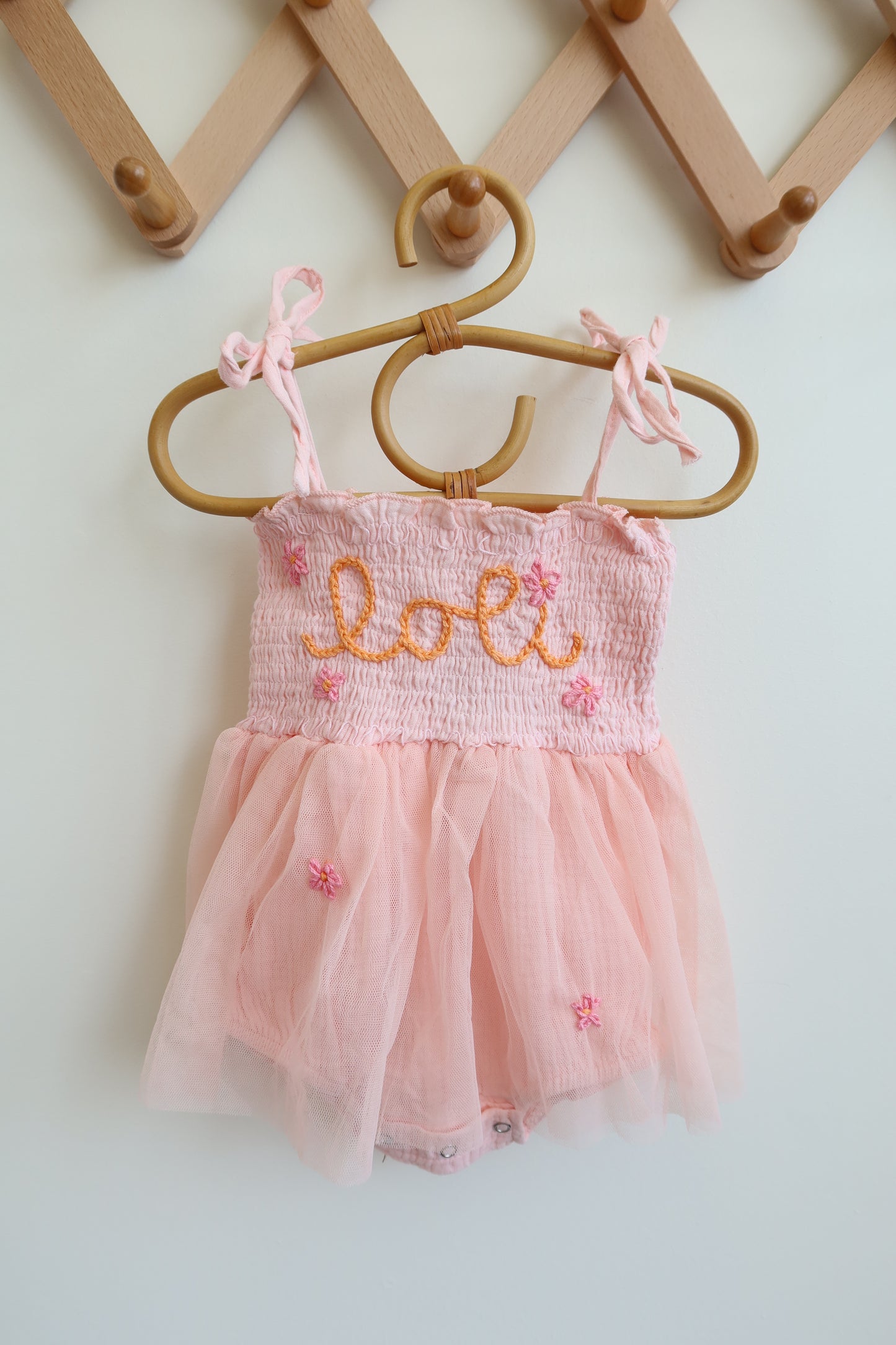 Custom Embroidered Tutu One Piece