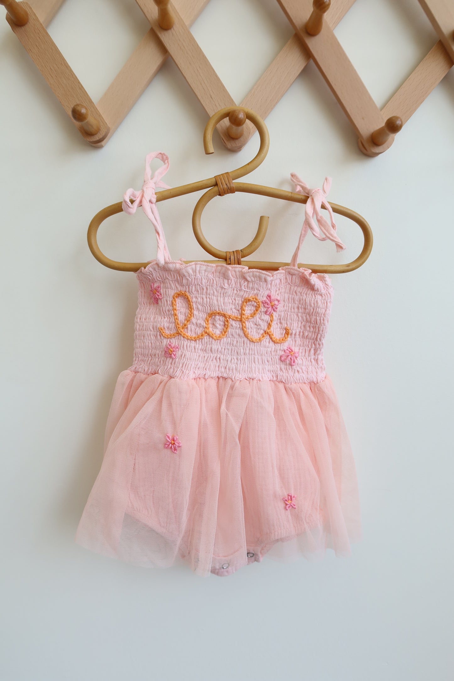 Custom Embroidered Tutu One Piece