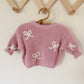 Custom Embroidered Chunky Knit Sweater