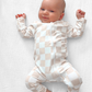 Organic Cotton Checkered Romper