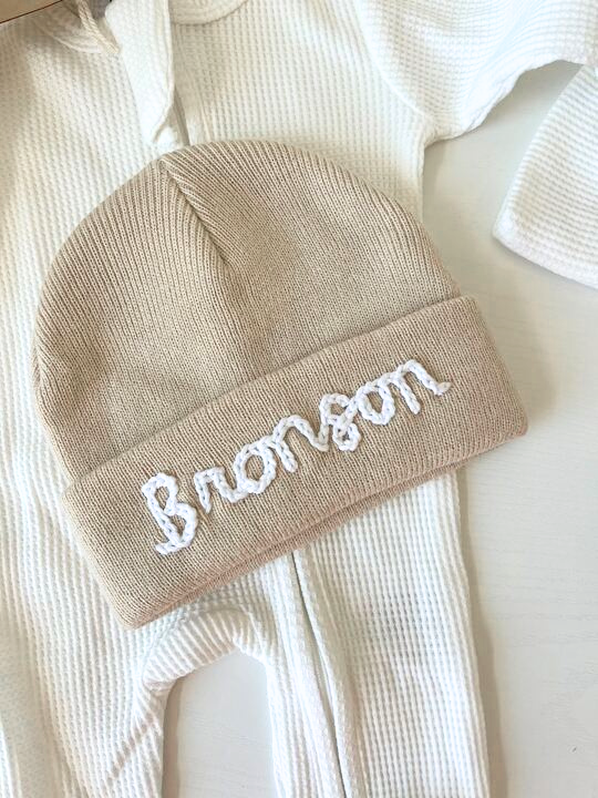 Custom Embroidered Knitted Beanie