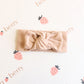 Organic Cotton Waffle Knit Bow + Hat