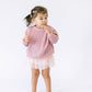 Baby Girl 2 Piece Bubble Tutu and Sweater Outfit | Baby Girl Tutu Onesie and Sweater | 2 Piece Summer to Fall Outfit for Baby Girls