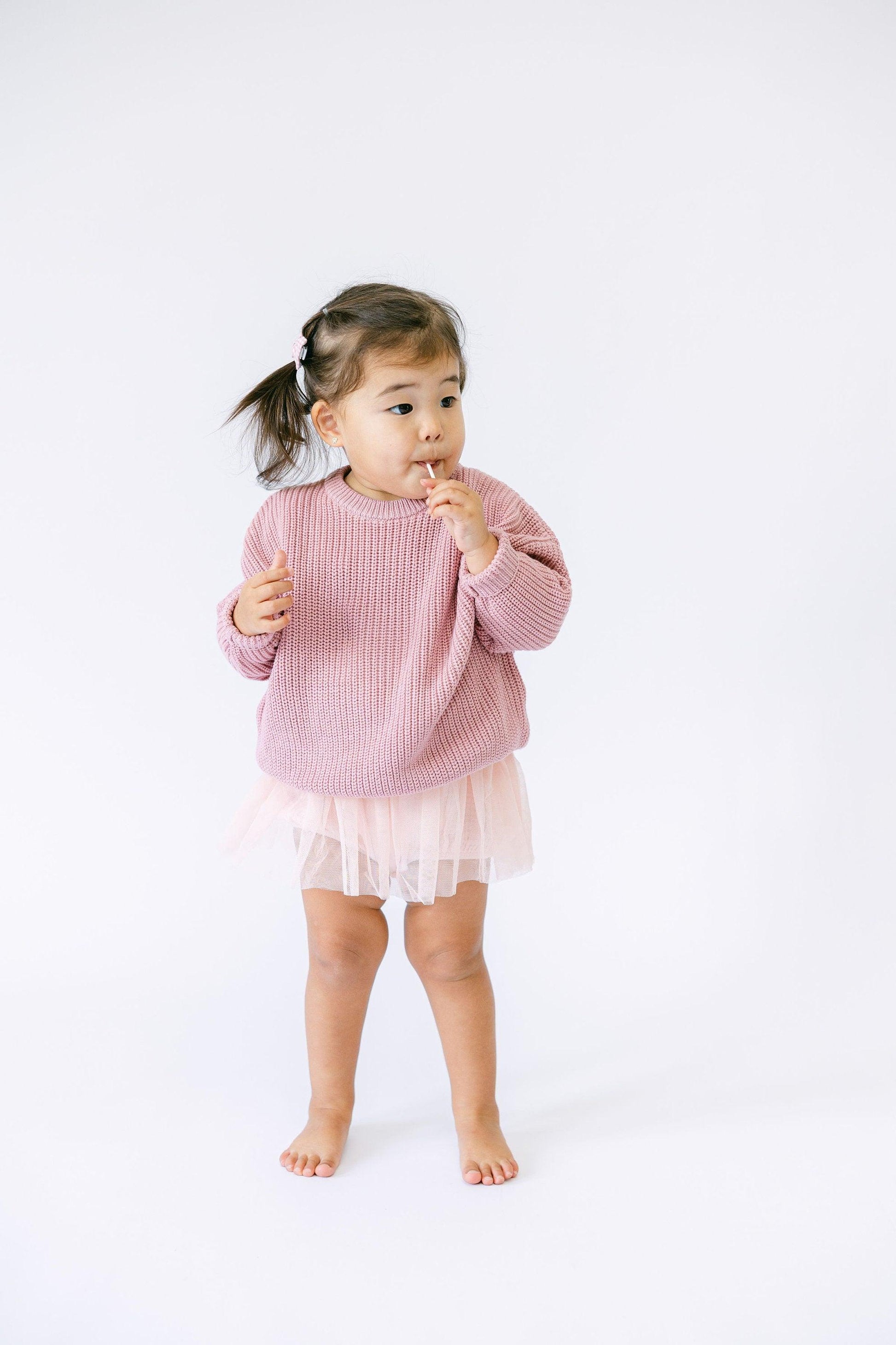 Baby Girl 2 Piece Bubble Tutu and Sweater Outfit | Baby Girl Tutu Onesie and Sweater | 2 Piece Summer to Fall Outfit for Baby Girls