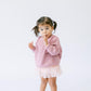 Baby Girl 2 Piece Bubble Tutu and Sweater Outfit | Baby Girl Tutu Onesie and Sweater | 2 Piece Summer to Fall Outfit for Baby Girls